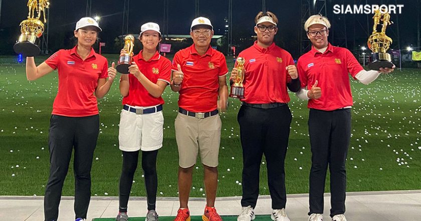 Cú swing thiếu niên Thái Lan giành 7 chức vô địch tại Ciputra Golf Indonesia